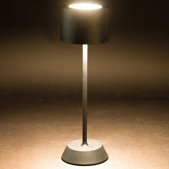 Kooper Metal Lampă de masă LED cu Abajur Negru și Bază