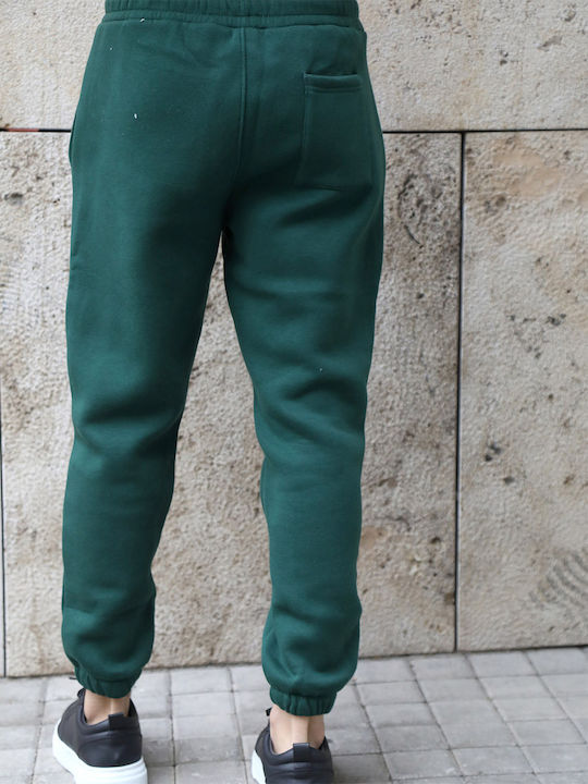 Yolofashion Pantaloni de trening cu elastic green