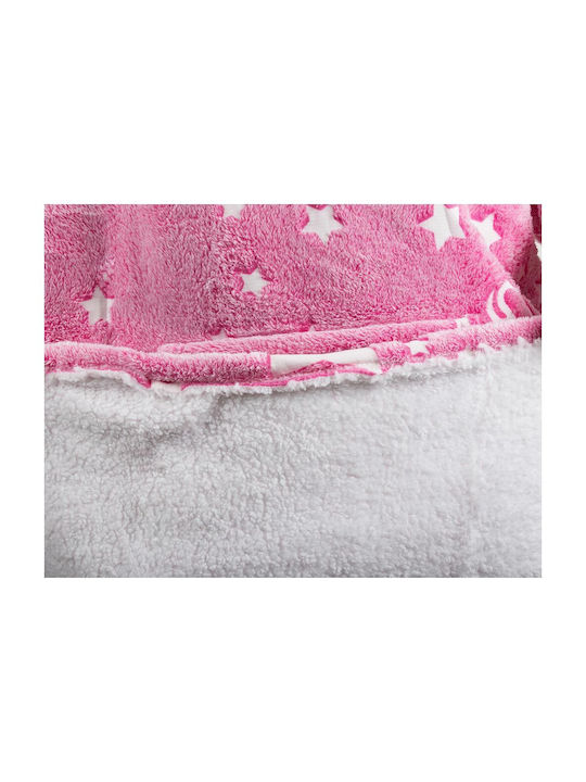 Κουβέρτα Fleece με Μανίκια 70x85εκ.