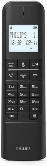 Philips M470 Безжичен Телефон с Българско Меню Black / White
