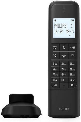 Philips M470 Cordless Phone with Greek Menu Black