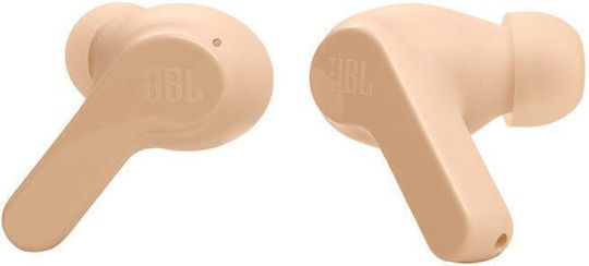 JBL Wave Beam In-ear Bluetooth Handsfree Earphones with Sweat Resistance and Charging Case Beige