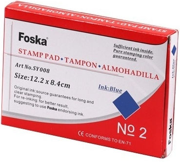 Foska Ταμπόν Σφραγίδας Μπλε