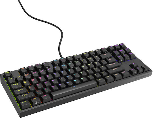 Genesis Thor 404 Gaming Mechanical Keyboard Tenkeyless with Gateron Yellow switches and RGB lighting (English US)