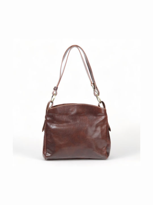 Leather Women's Bag Crossbody Brown