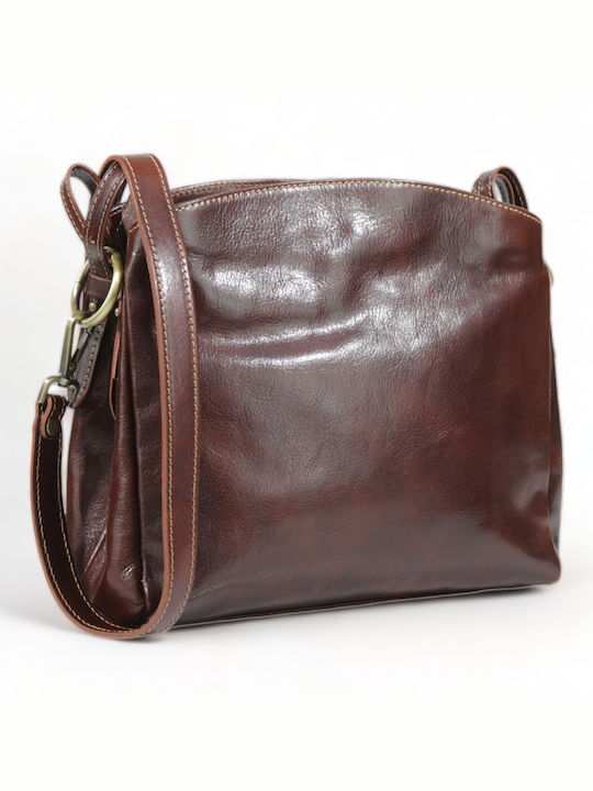Leather Women's Bag Crossbody Brown
