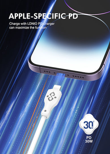 Ldnio LC811 USB-C zu Lightning Kabel 30W Gray 1m