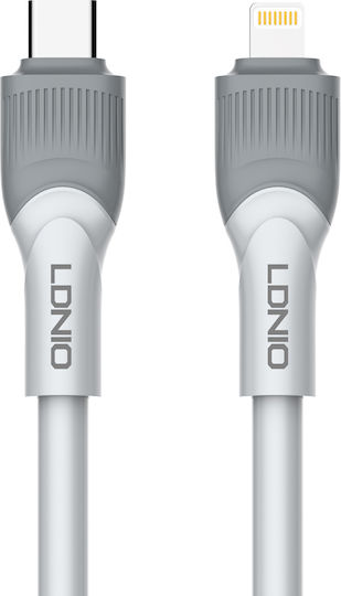 Ldnio LC601 USB-C to Lightning Cable 30W Γκρι 1m