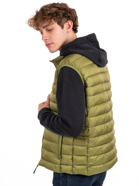 Sleeveless Jacket Green.