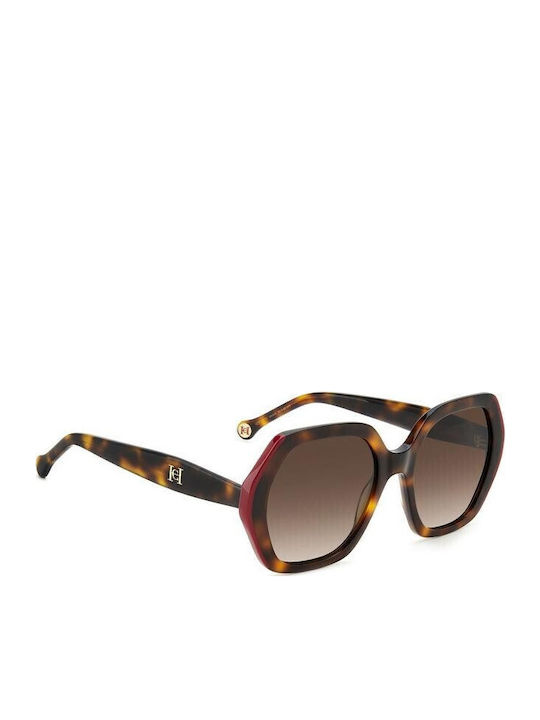 Carolina Herrera Sunglasses Brown with Acetate Frame & Brown Lens Carolina Herrera Sunglasses Brown with Acetate Frame & Brown Lens
