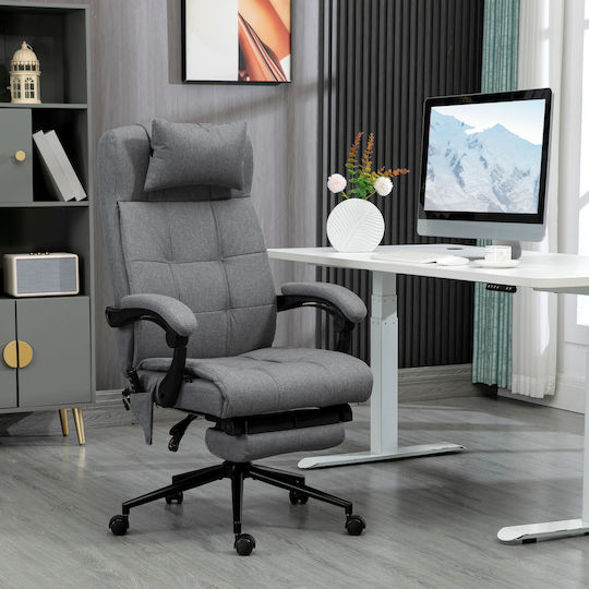 Vinsetto Exekutive Friseurwaschbecken Grau