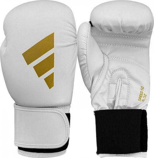 adidas Speed 50 de Copii Mănuși de Box pentru Competiție Albe
