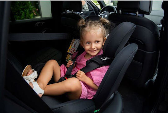 Lionelo Bastian Детско Столче за Кола i-Размер с Isofix Черно сиво