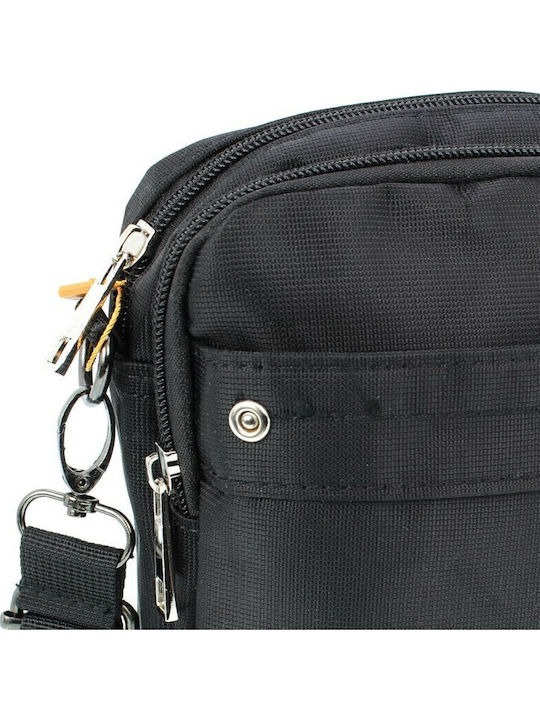 Herrentasche Schulter / Crossbody Schwarz