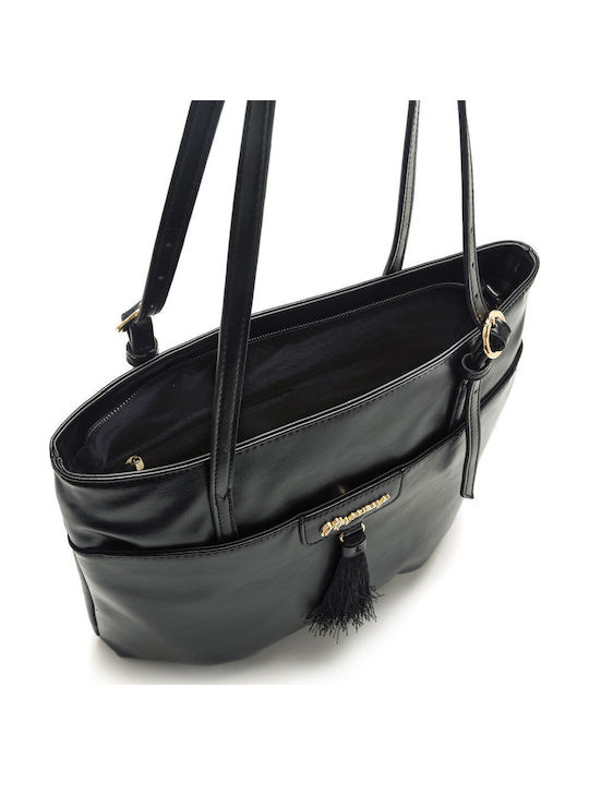 Damentasche Schultertasche Schwarz