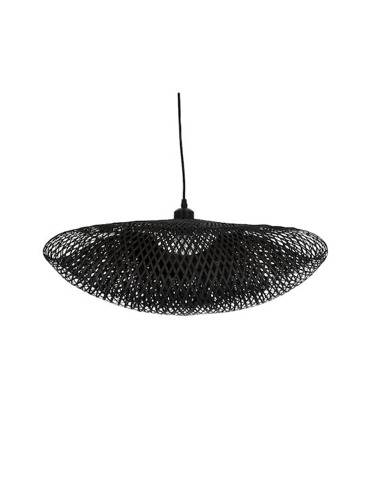 GloboStar Mexico Pendant Light Black Boho Grid with Socket E27 65x45cm
