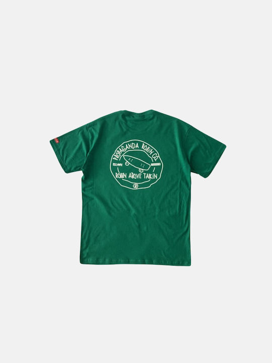 Propaganda T-shirt Bărbătesc cu Mânecă Scurtă Grass Green