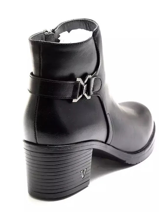 La Coquette Damen Chelsea Stiefeletten mit mittlerem Absatz Schwarz