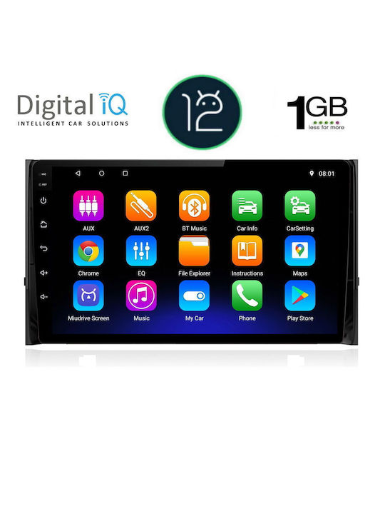 Digital IQ Car Audio System for Skoda Karoq 2016> with Clima (Bluetooth/USB/WiFi/GPS/Apple-Carplay/Android-Auto) with Touch Screen 10"