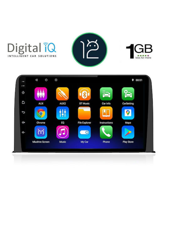 Digital IQ Car Audio System for Honda CR-V 2017> (Bluetooth/USB/WiFi/GPS/Apple-Carplay/Android-Auto) with Touch Screen 10"