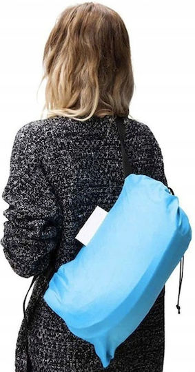 Korbi Φουσκωτό Lazy Bag Γαλάζιο 190cm