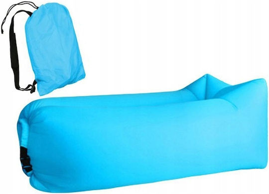 Korbi Φουσκωτό Lazy Bag Γαλάζιο 190cm