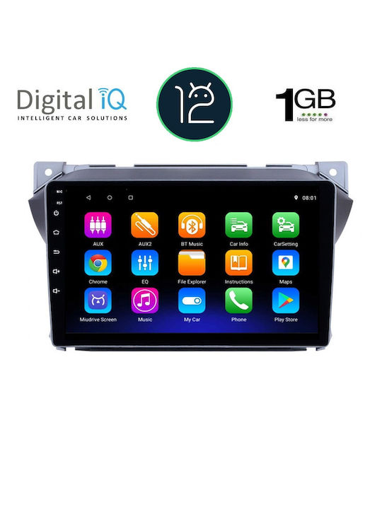 Digital IQ Car Audio System for Suzuki Alto Nissan Pixo 2009> (Bluetooth/USB/WiFi/GPS/Apple-Carplay/Android-Auto) with Touch Screen 9"