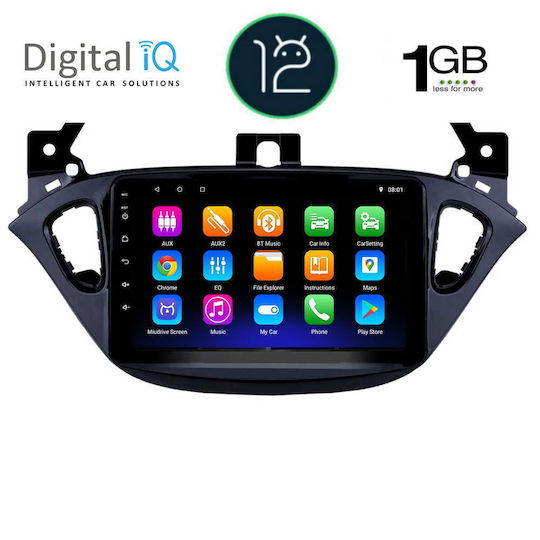 Ηχοσύστημα Αυτοκινήτου για Opel Adam 2014-2021 (Bluetooth/USB/WiFi/GPS/Apple-Carplay/Android-Auto) με Οθόνη Αφής 9"