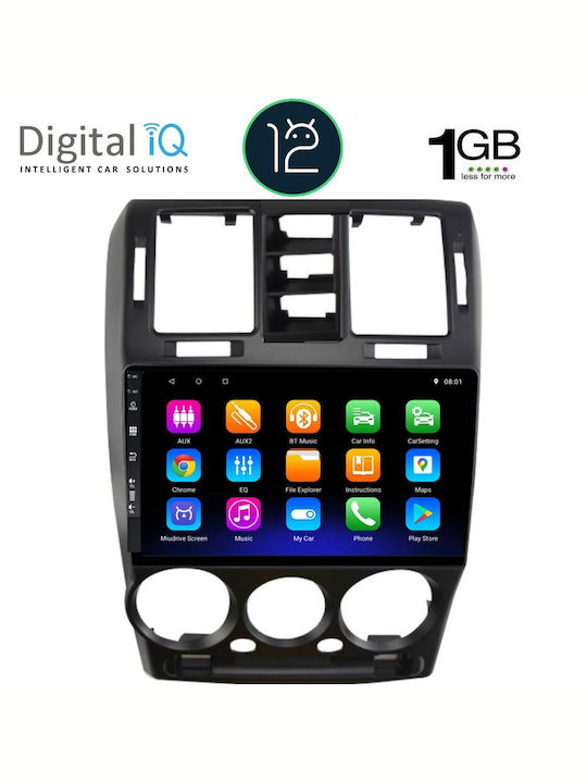 Digital IQ Ηχοσύστημα Αυτοκινήτου για Audi A7 Hyundai Getz 2002-2011 (Bluetooth/USB/WiFi/GPS) με Οθόνη Αφής 9"