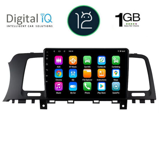 Digital IQ Auto-Audiosystem für Nissan Murano 2007-2014 (Bluetooth/USB/WiFi/GPS/Apple-Carplay/Android-Auto) mit Touchscreen 9"