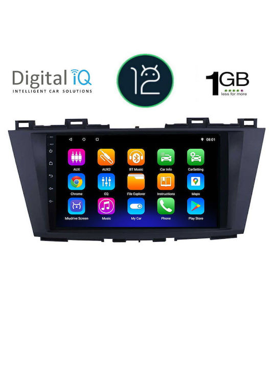 Digital IQ Car-Audiosystem für Mazda 5 2011> (Bluetooth/USB/WiFi/GPS/Apple-Carplay/Android-Auto) mit Touchscreen 9"