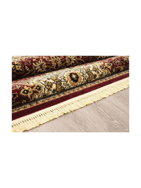 Newplan 1019 Χαλί Ορθογώνιο με Κρόσια Burgundy 133x190cm