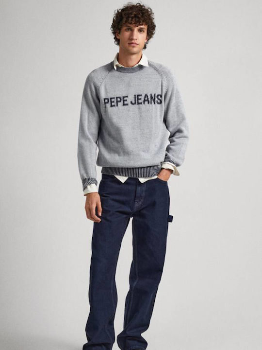 Pepe Jeans Stepney Pulover Bărbătesc cu Mânecă Lungă Grey