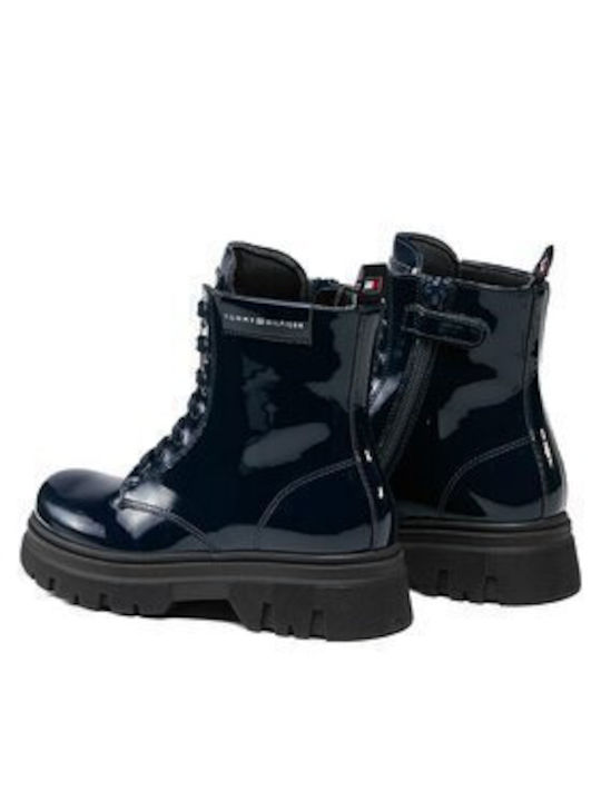 Παιδικά Αρβυλάκια με Κορδόνια Navy Μπλε
