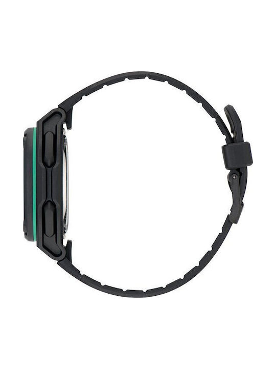 adidas City Tech Two Ceas Digital Bărbați cu Baterie și Curea din Cauciuc Neagră
