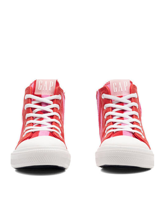 Kinder Sneakers Hoch Rot
