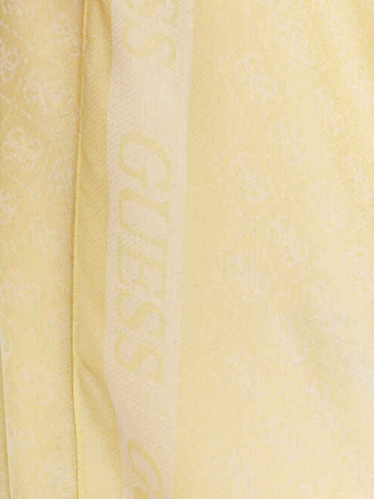 Guess Women's Wool Scarf Yellow