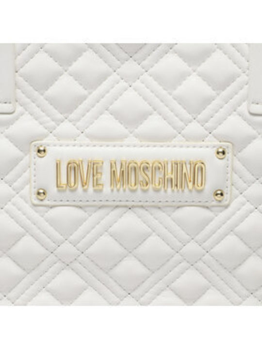 Moschino Geantă de damă De umăr Albă