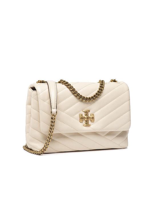 Tory Burch Kira Chevron Women's Bag Shoulder Beige