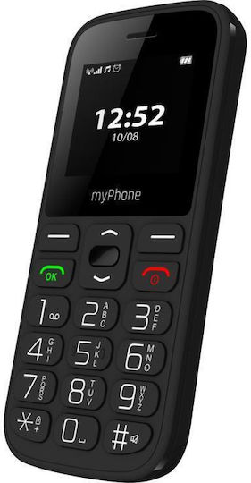 MyPhone Halo A Single SIM Мобилен Телефон с Големи Бутон Черен