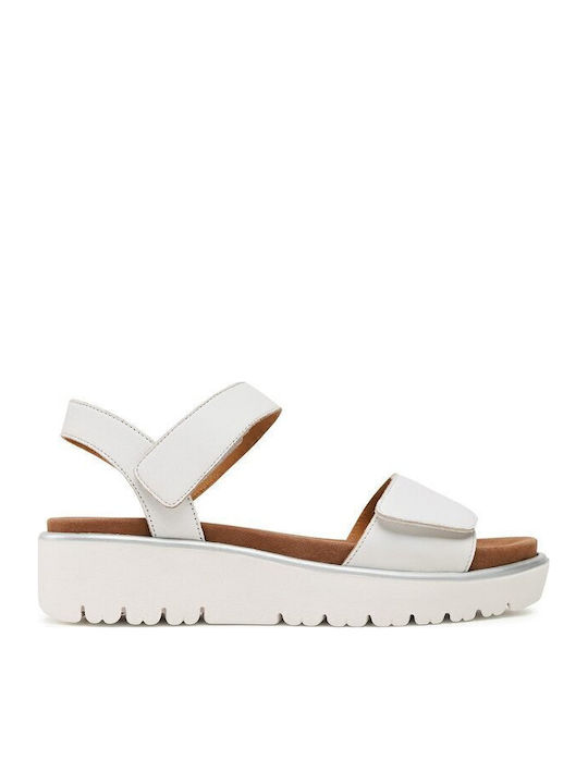 Sandale casual damă în Culoare Alb