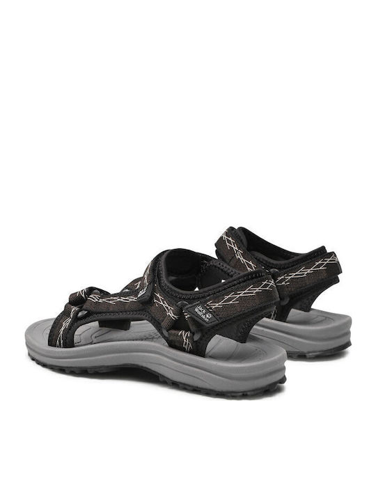 Breaker Women's Flat Sandals Sporty in Black Color
