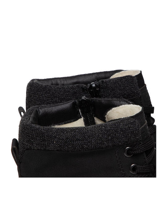 Leather Black Men's Boots