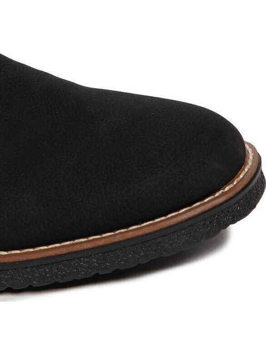Leather Black Men's Boots