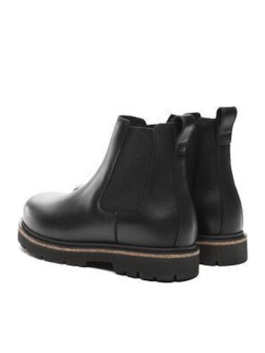 Highwood Leder Chelsea Herrenstiefel Schwarz
