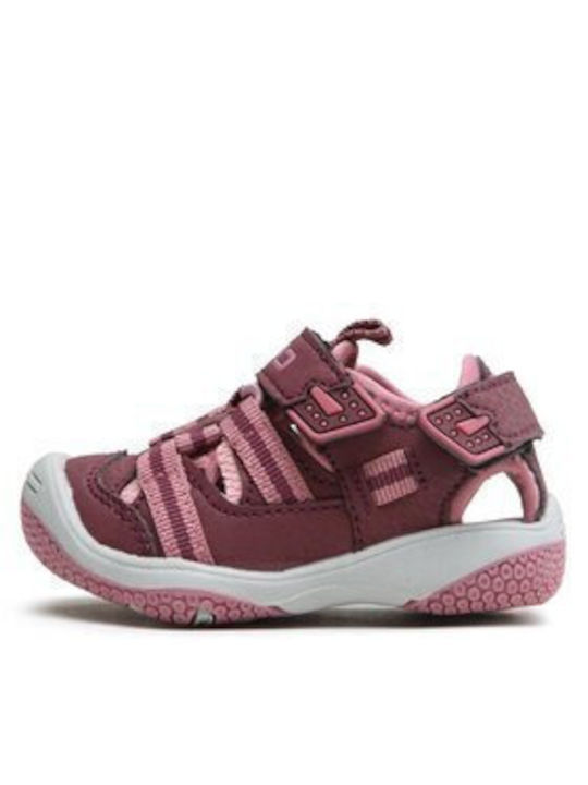 Pantofi de drumeție pentru copii Burgundy ->
