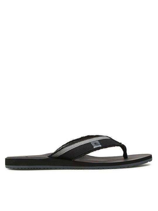 Rip Curl Open Toe Ανδρικές Σαγιονάρες Μαύρες