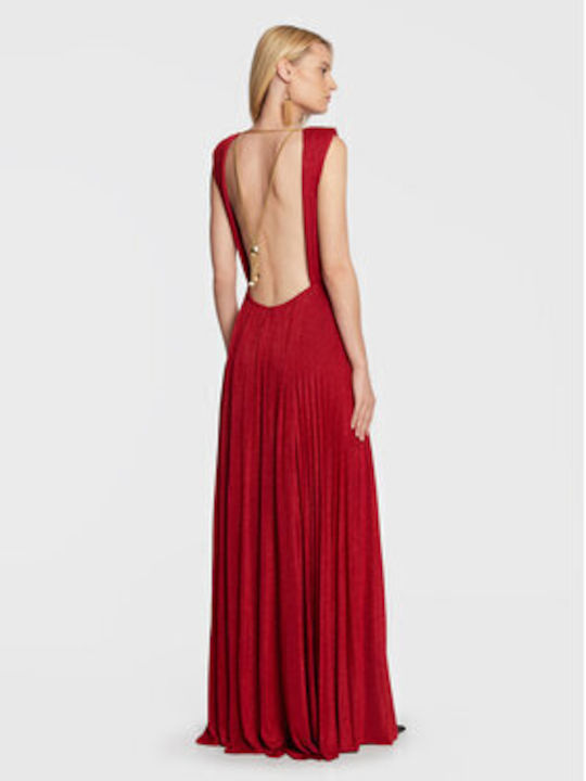 Elisabetta Franchi Mini Evening Dress Red