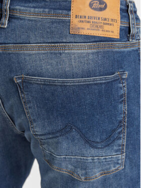 Russel Herren Jeanshosen Regulär Verjüngt Fit Blau