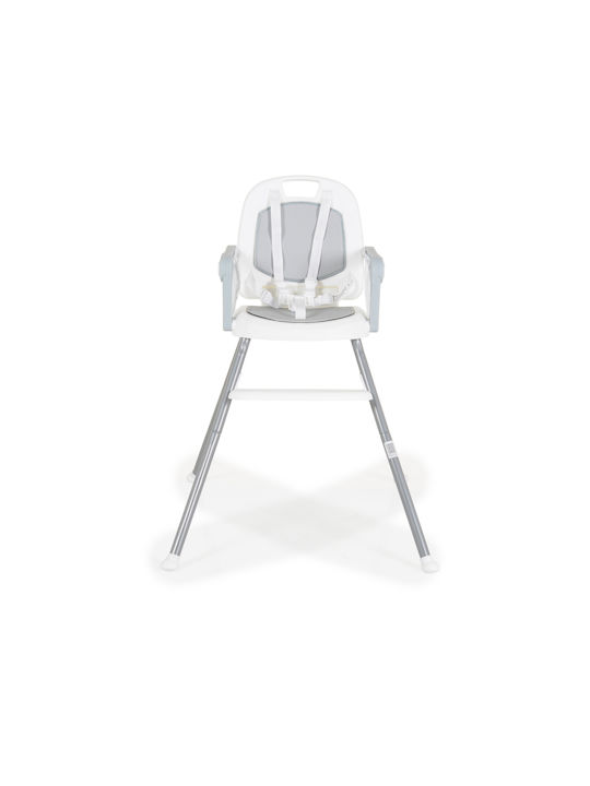 Moni Amaretti Foldable Highchair 3 in 1 with Metal Frame & Leatherette Seat Gray